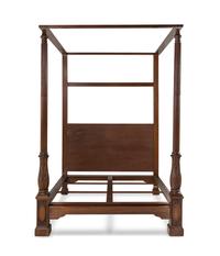 A George III Carved Mahogany Tester Bed