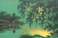 Florida Sunset with Herons
