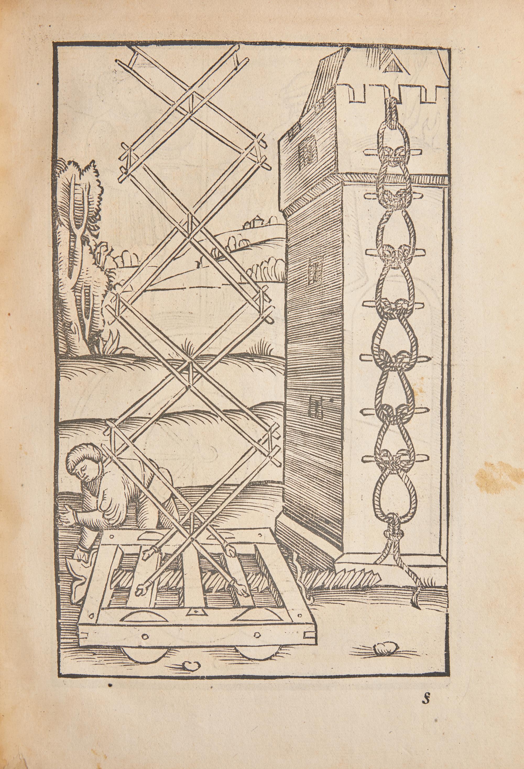[Early Printing] Vegetius Renatus, Flavius. Flavii Vegetii Renati Vier bücher der Ritterschafft...