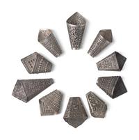 10 Southeast Asian Silver Metal Leaf Holders
