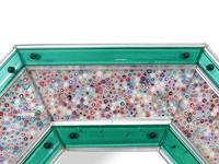 A Venetian Glass Millefiori Octagonal Mirror