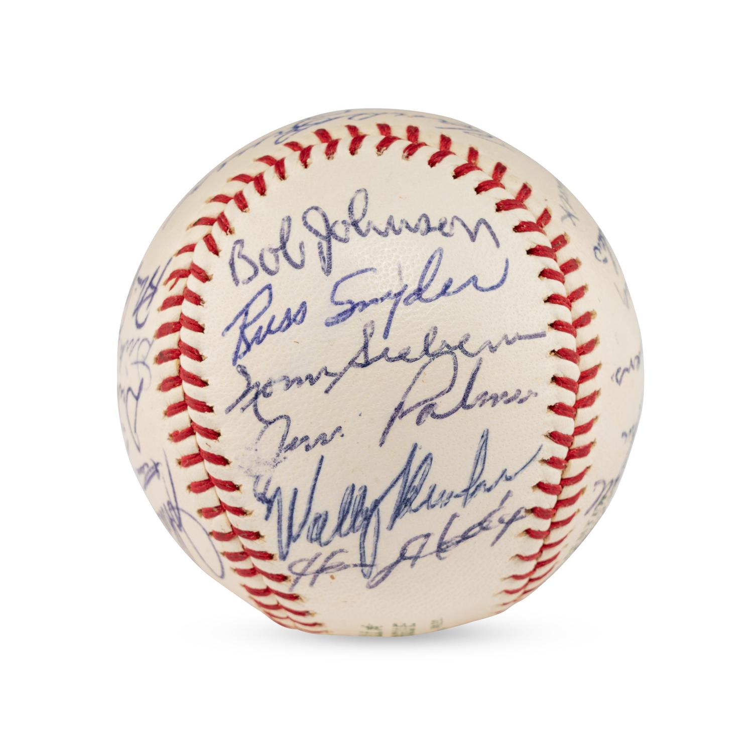 A 1965 Baltimore Orioles Team Signed Autograph Baseball