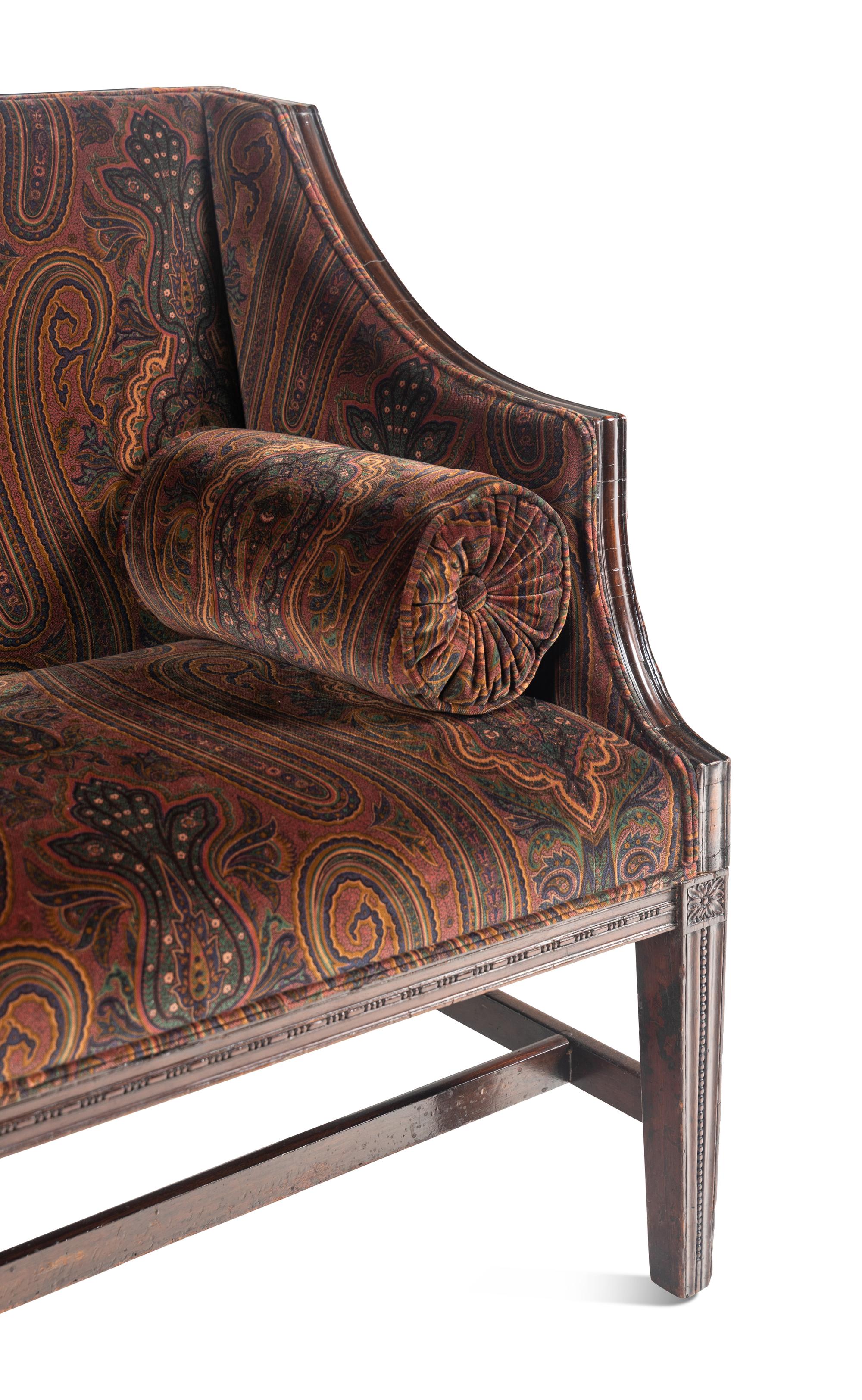 An English Mahogany Sofa