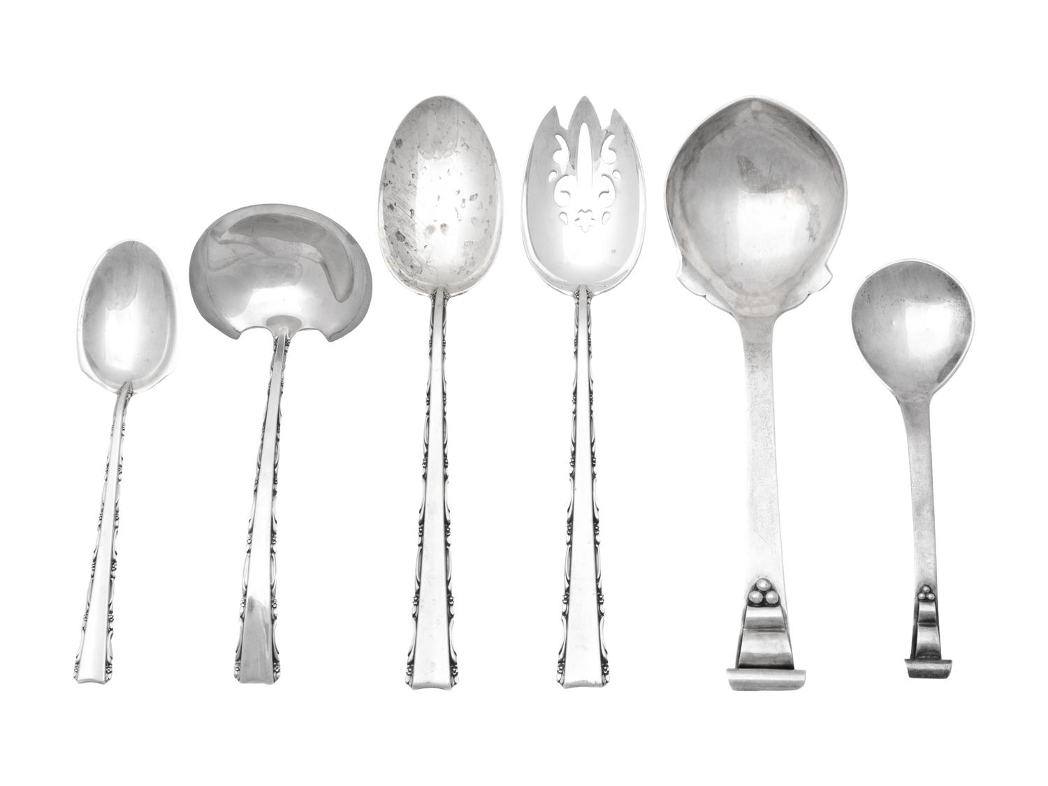A Silver Flatware Set in the Madrigal Pattern by the Lunt Silver Company