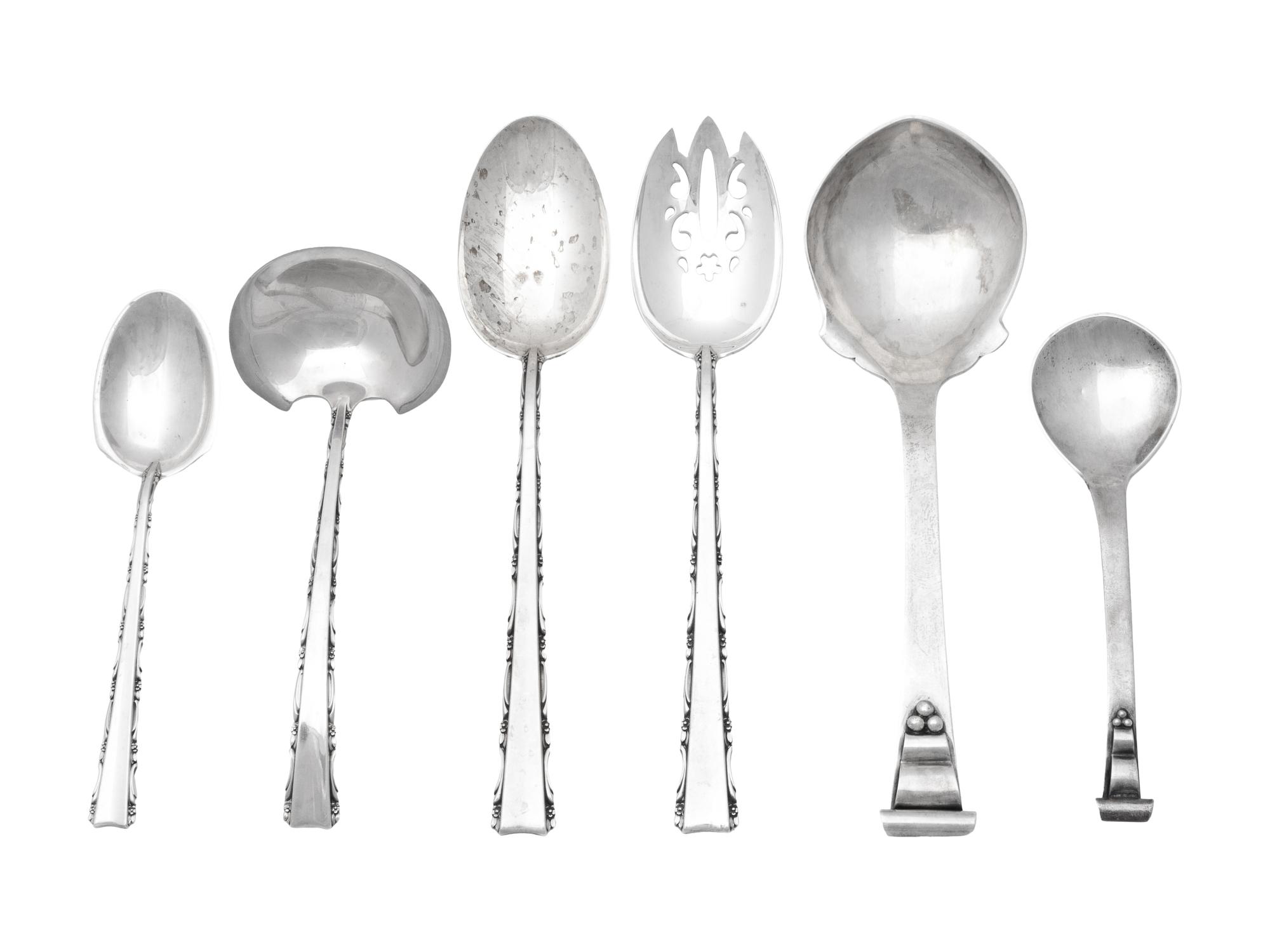A Silver Flatware Set in the Madrigal Pattern by the Lunt Silver Company