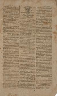 [Washington, D.C.] The First Newspaper Printing of the Residence Act of 1790, Establishing Washington, D.C. as the Capital City, in the Gazette of the United States