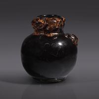 A Chinese ‘’Henan‘’ Black Glazed ‘’Five-Turtles‘’ Vase, Song Dynasty or Later — 宋或以後 黑釉模印龜紋瓶
