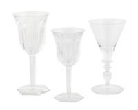 A Group of Baccarat Crystal Stemware — 20TH CENTURY