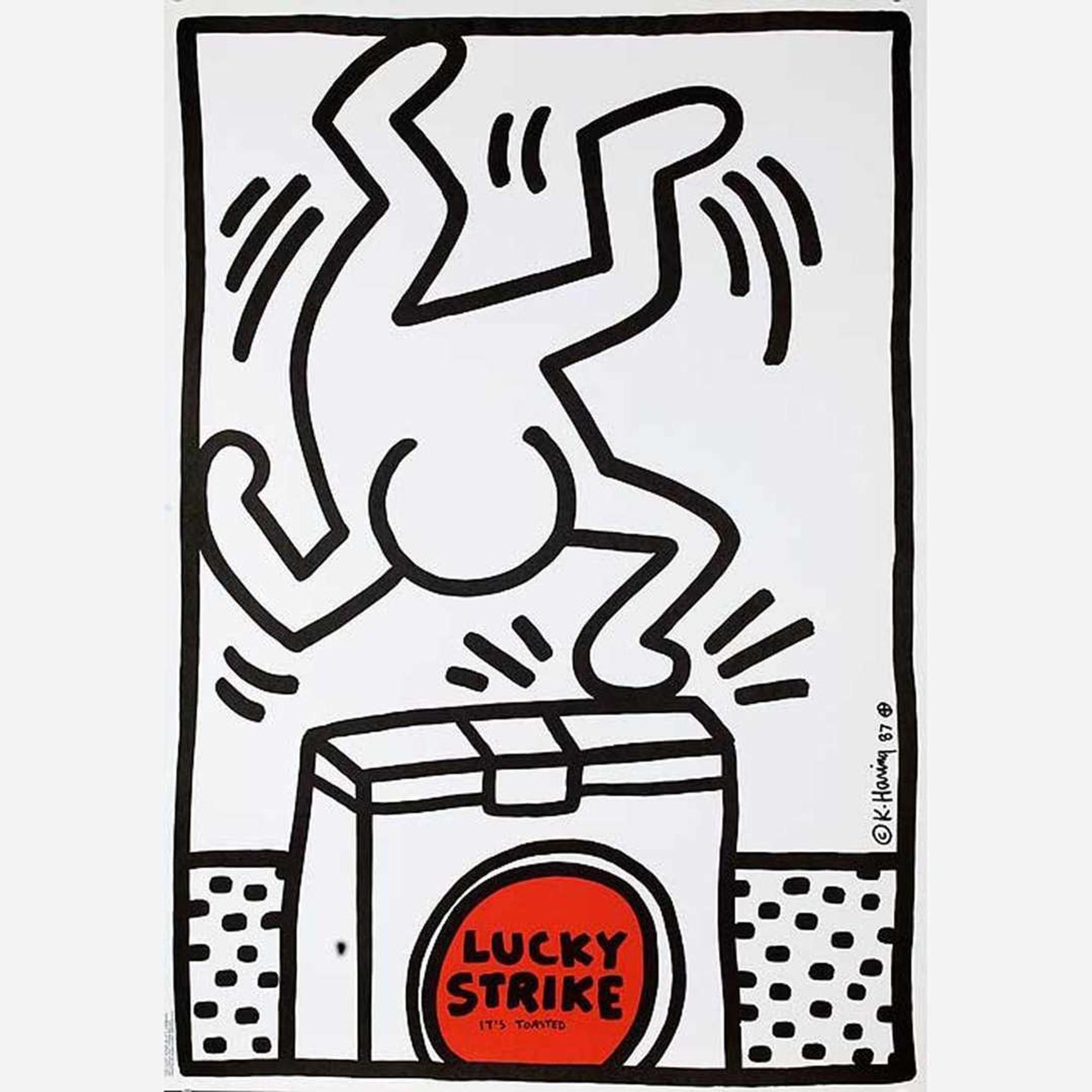 [Posters] Haring, Keith Group of Three Lucky Strike Posters