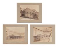[QUAKERISM]. 8 photographs of a Quaker Girls School in Tokyo led by Jos. Cosand, incl. grounds, staff, and students.