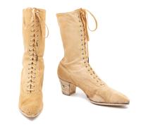 Two Pairs of Early Women's Sportswear Boots, Including Keds, c.1920
