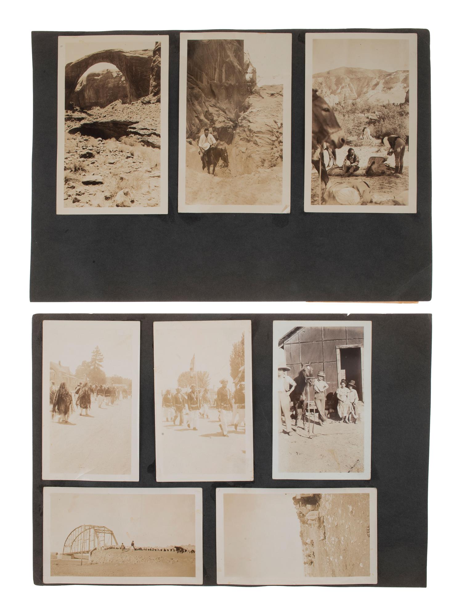 [NATIVE AMERICANS]. 125 photographs of Southwestern scenery, dwellings, and Native Americans.