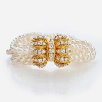 A Multi-Strand Freshwater Pearl Bracelet