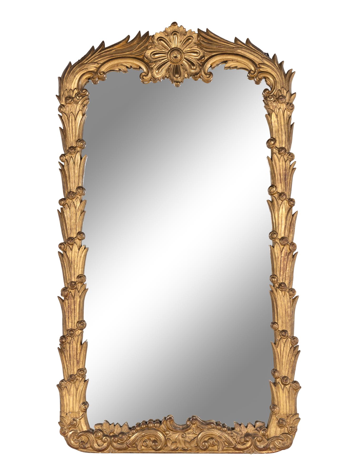 A Louis XVI Style Giltwood Mirror