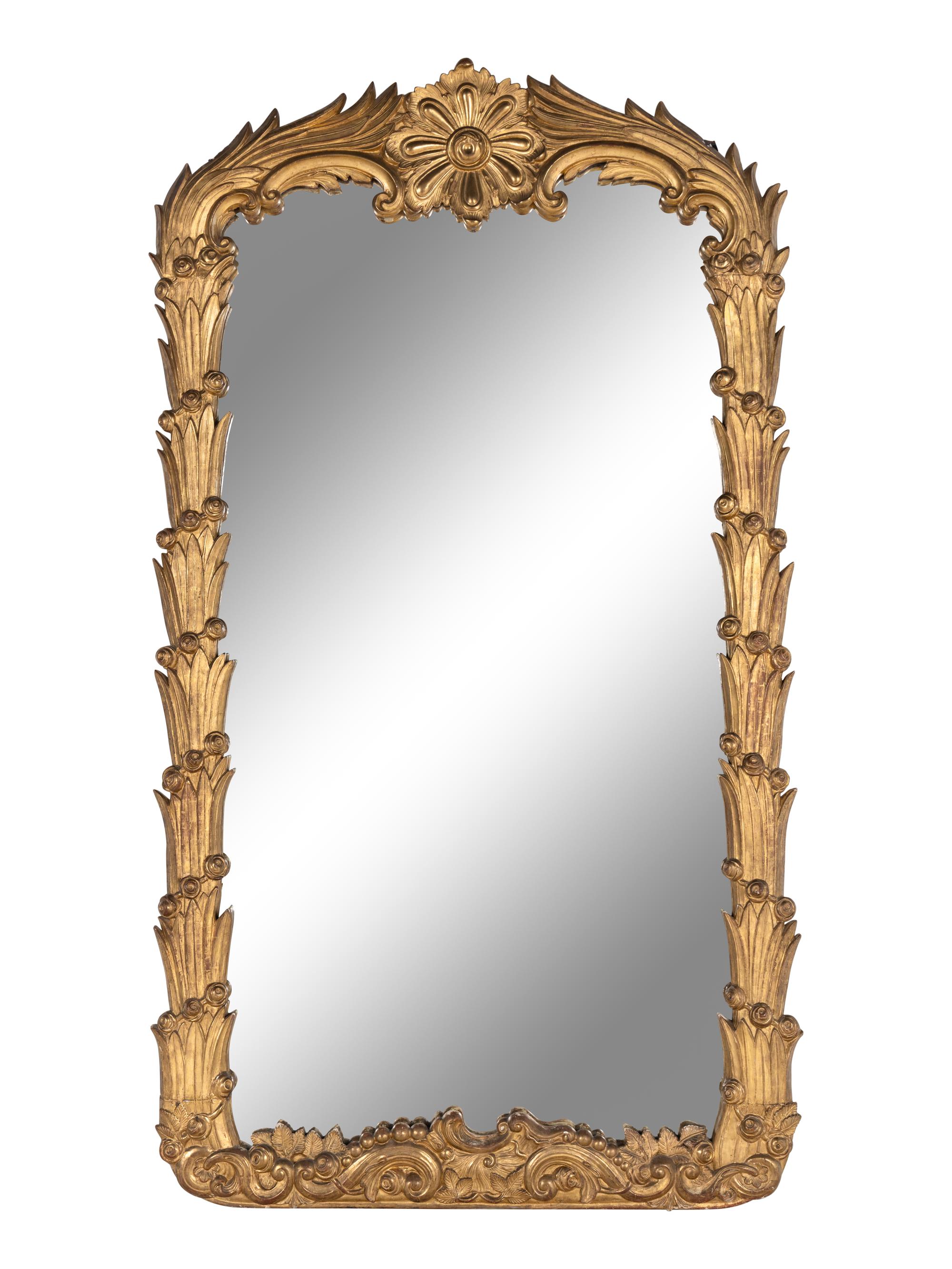 A Louis XVI Style Giltwood Mirror