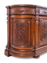A Renaissance Revival Carved Oak Buffet