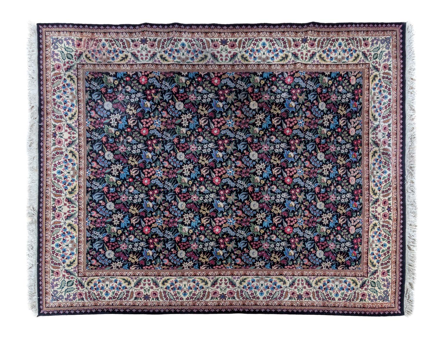 A Pakistani-Kirman Wool Rug 10 feet 1 inch x 8 feet. — SECOND HALF 20TH CENTURY