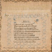 Four English Needlepoint Samplers