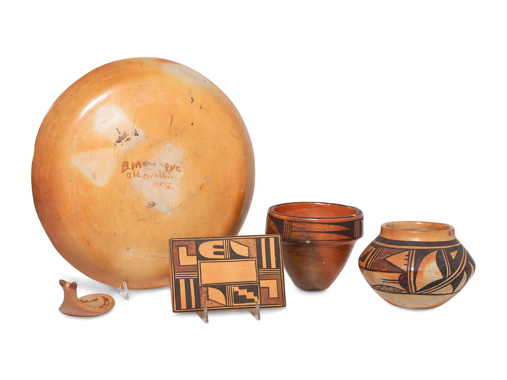 Collection of Hopi Pottery