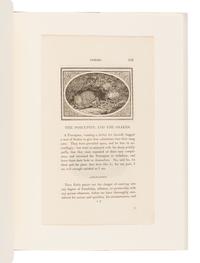 [BOOK CLUB OF CALIFORNIA]. BORDEN, John W. – KRUEGER, Janet S. Thomas Bewick & the Fables of Aesop. San Francisco: The Book Club of California, 1983.