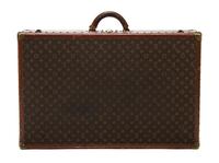 A Louis Vuitton Monogram Canvas Hardsided Suitcase, 31 1/2 x 20 x 8 1/2 inches.