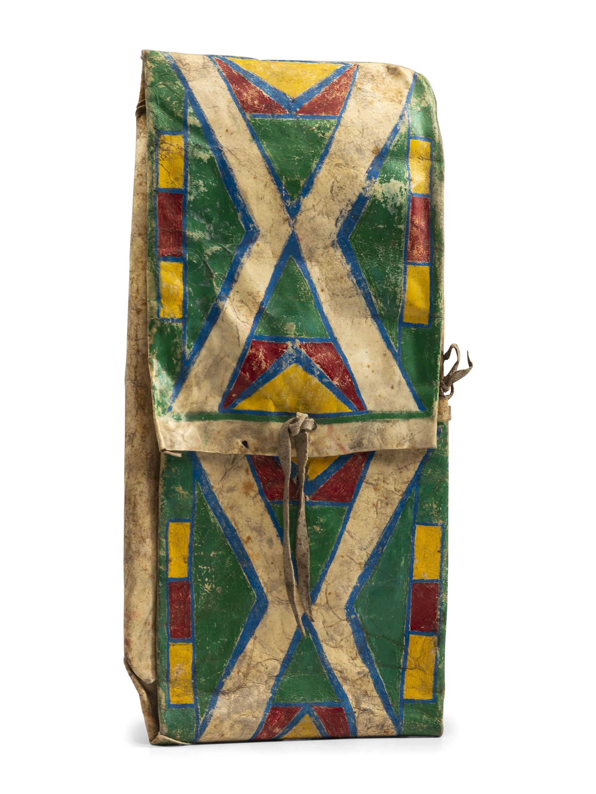 Sioux Painted Parfleche Envelope