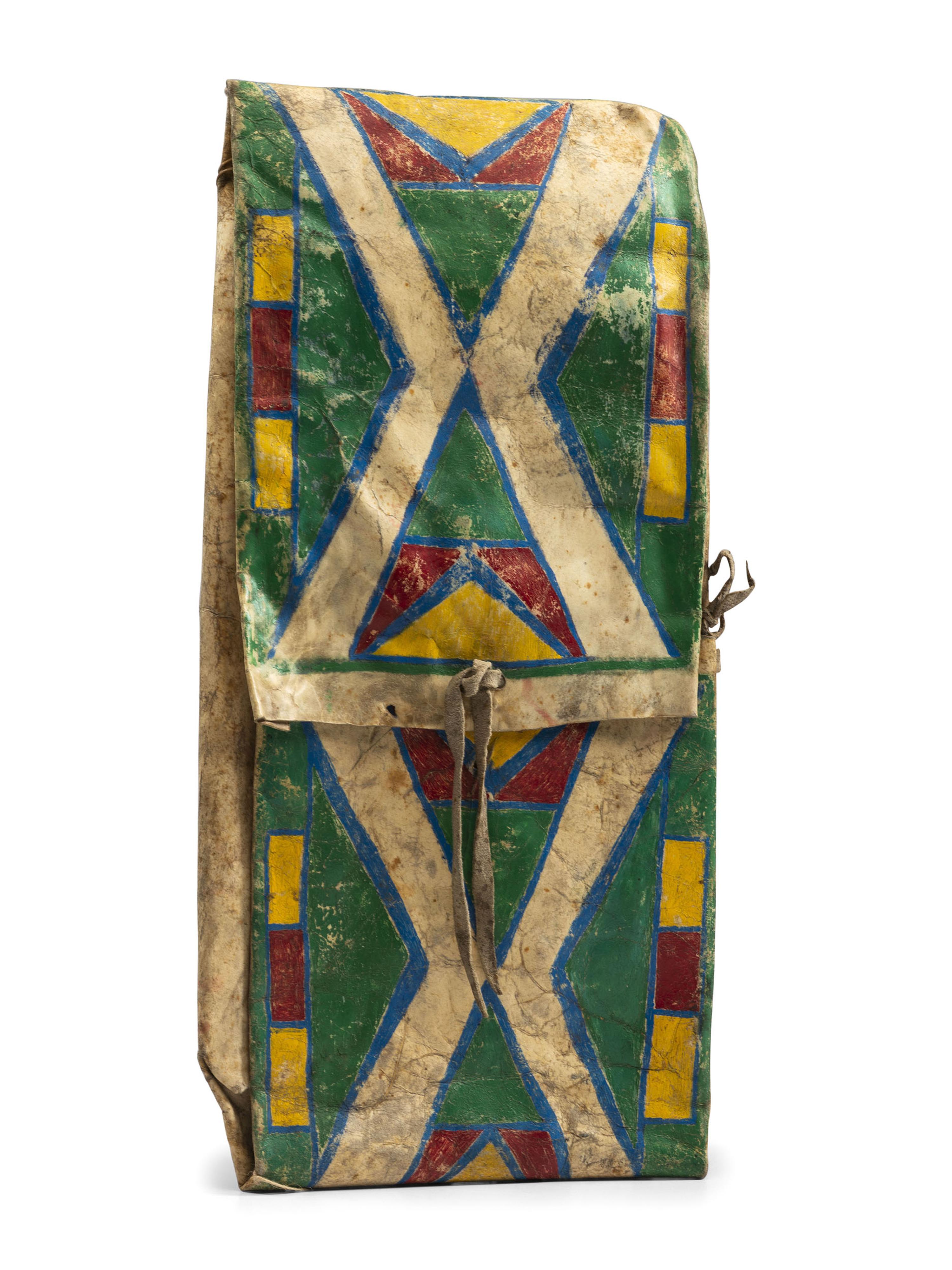 Sioux Painted Parfleche Envelope