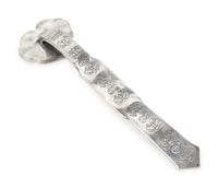 A Chinese Export Silver Ruyi Scepter