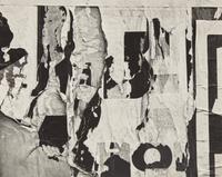 New York, 1945 and Torn Sign , 1946 (two works)