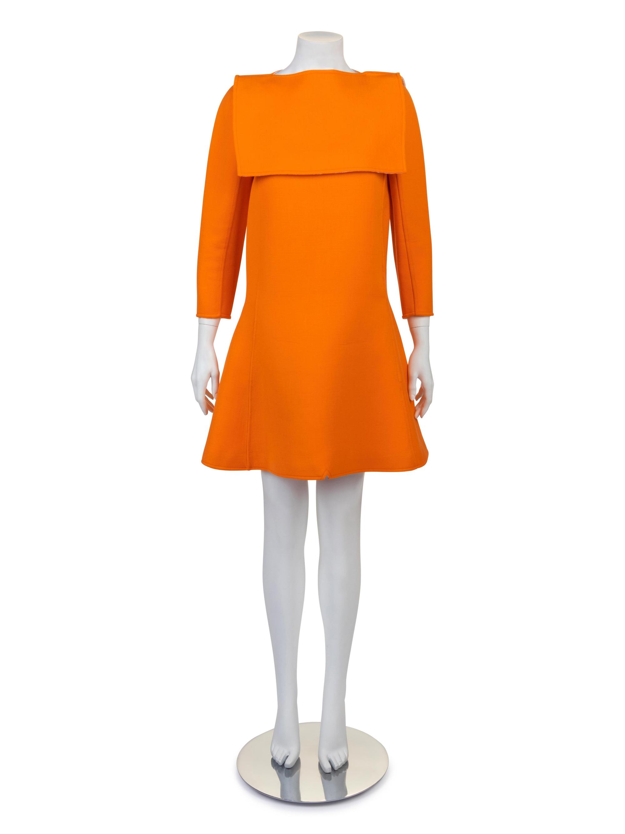Jean Marie Armand Two Piece Dress, 1960-70s.