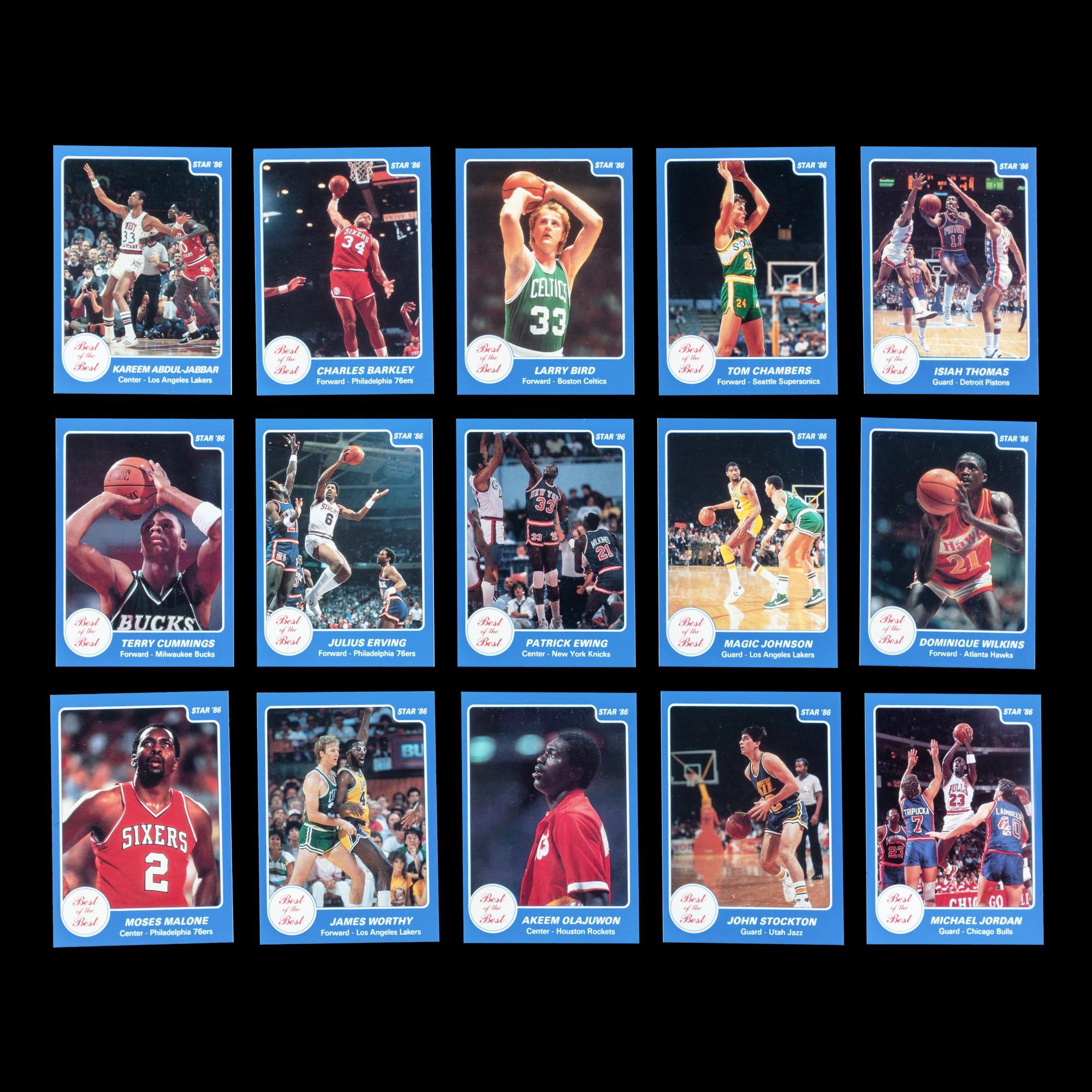 A 1986 Star Best of the Best Set Featuring Michael Jordan