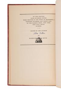FAULKNER, William (1897-1962). Idyll in the Desert . New York: Random House, 1931.