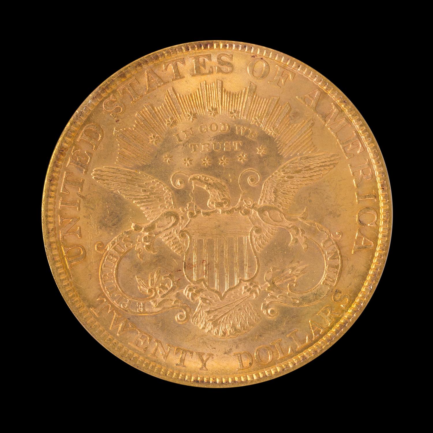 A United States 1877 Liberty Head $20 Gold Coin