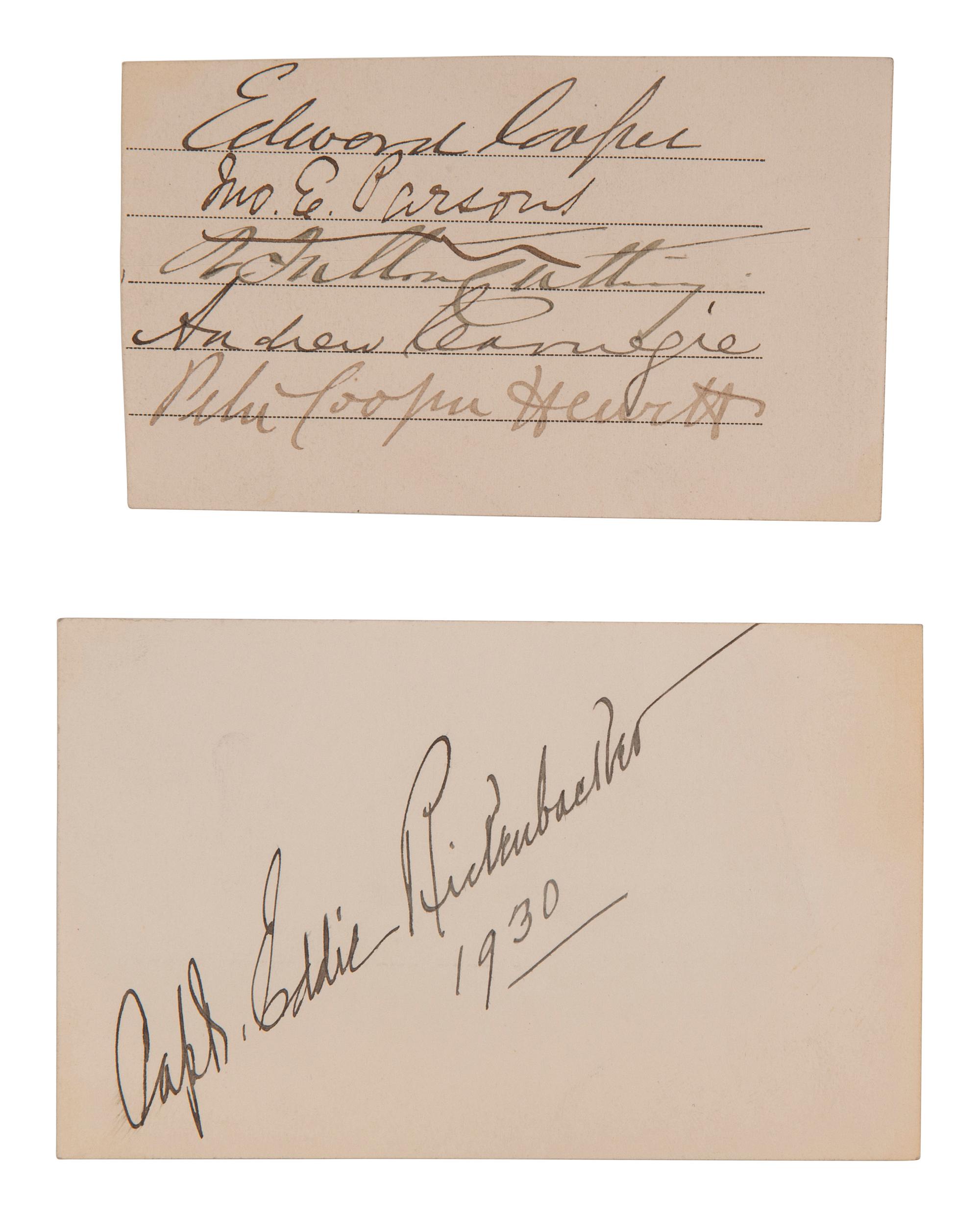 [POLITICS]. A group of 7 letters and signatures, comprising: