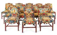 A Matched Set of Twelve George III Mahogany Dining Chairs