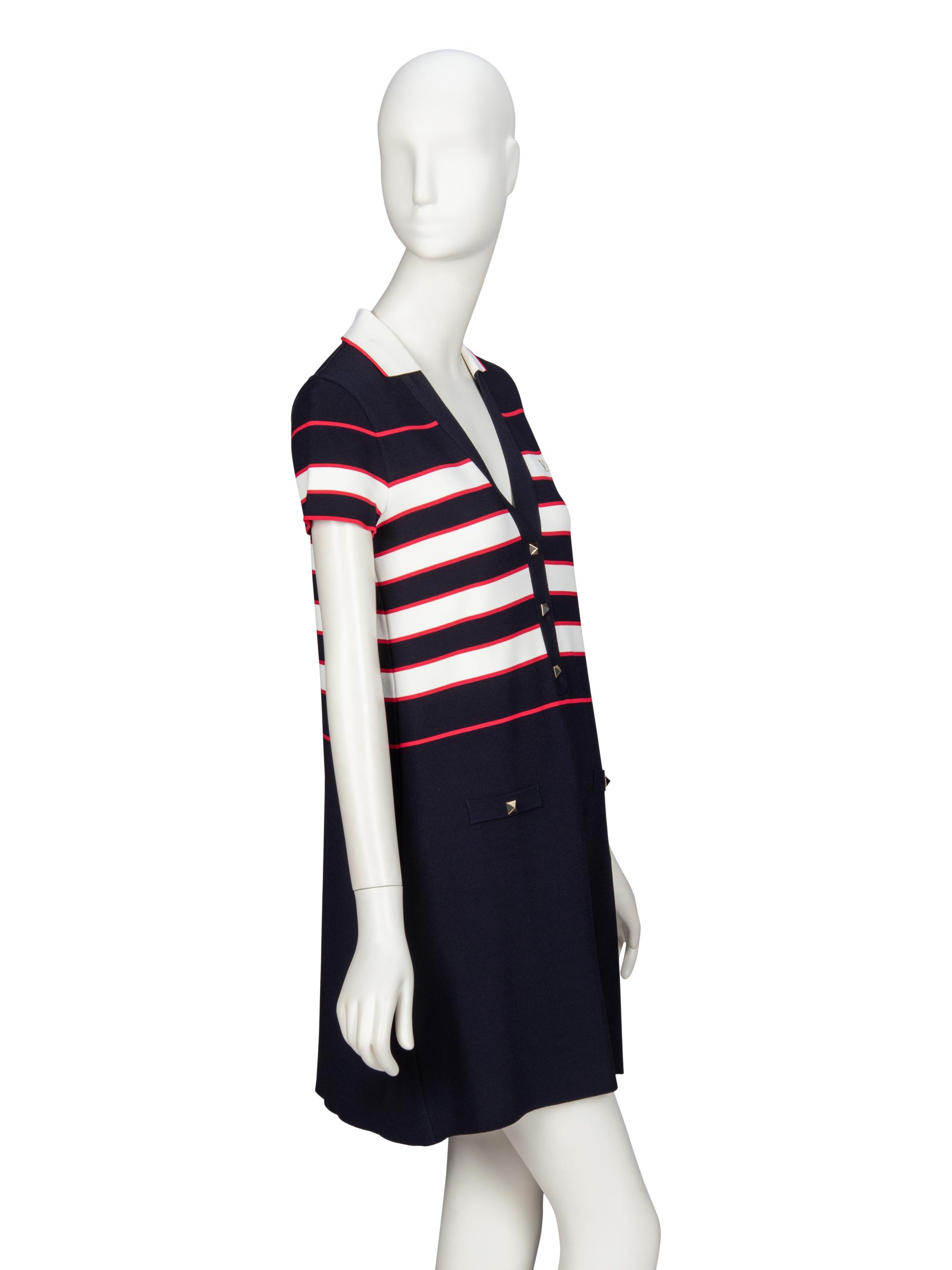VALENTINO, KNIT POLO TENNIS DRESS