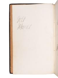 [GRANT, Ulysses S. (1822-1885), and others—AUTOGRAPH ALBUM]. An autograph album, c.1870s, assembling more than 350 signatures and inscriptions by President Ulysses S. Grant, members of his Cabinet (c.1873-74), Supreme Court Justices, Congressman, Senators, and various other prominent American political leaders and statesmen.