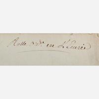[Autographs & Manuscripts] [Charles X] Philippe, Charles, Count d'Artois Manuscript Document, signed
