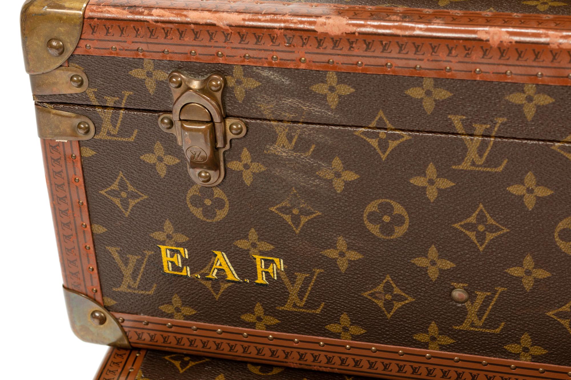 Four Louis Vuitton Hard-Sided Suitcases