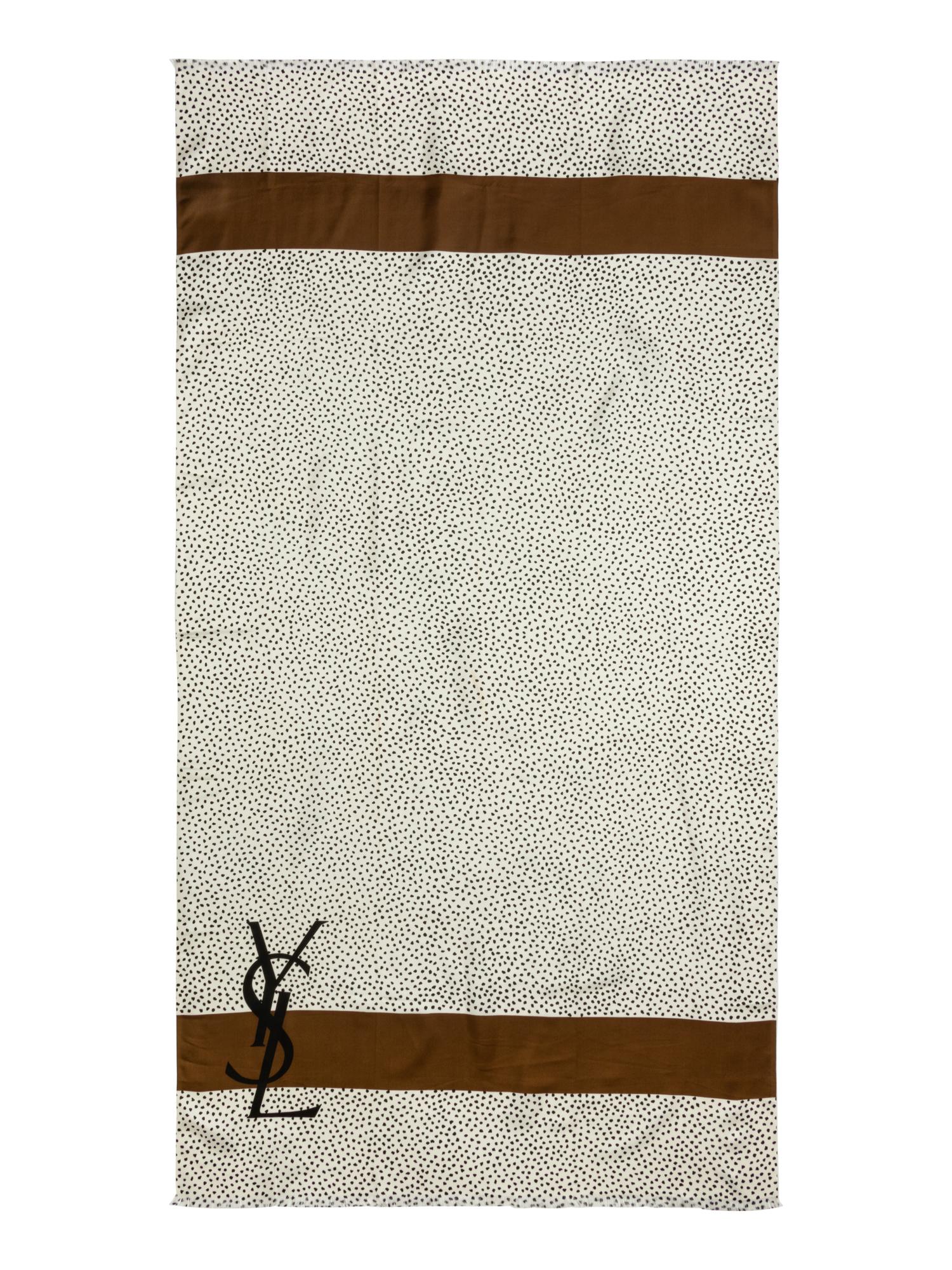 Three Vintage Yves Saint Laurent Scarves, 1970s