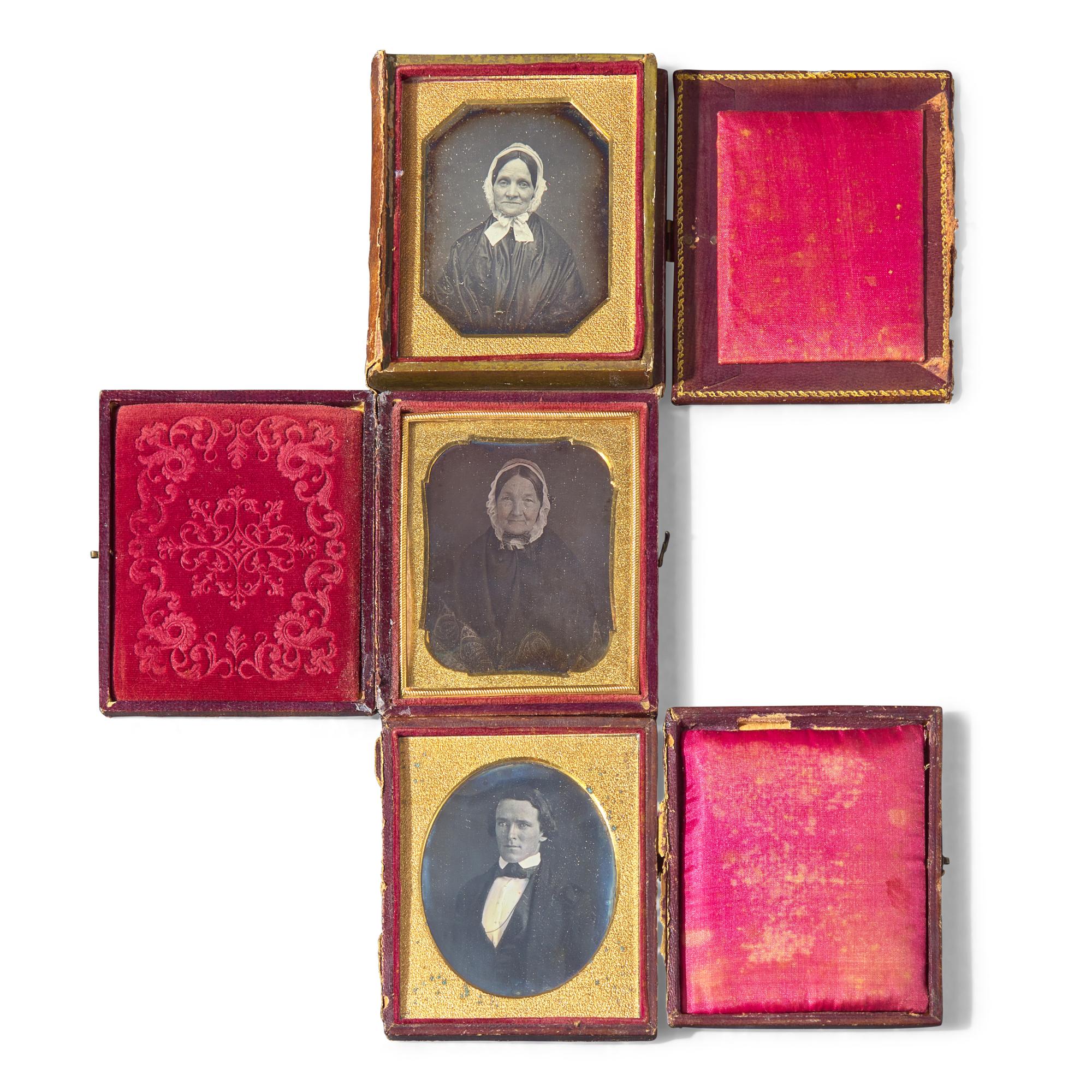[Early Photography] Group of 67 Assorted Photographs, Possibly All Related to the Cooper/Taylor Family of Camden, New Jersey