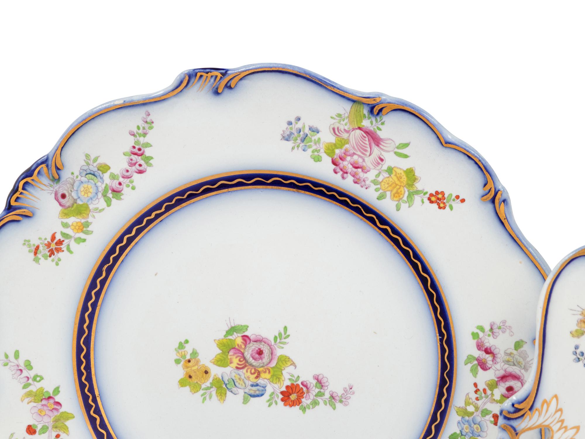 A Continental Ceramic Porcelain Dessert Service