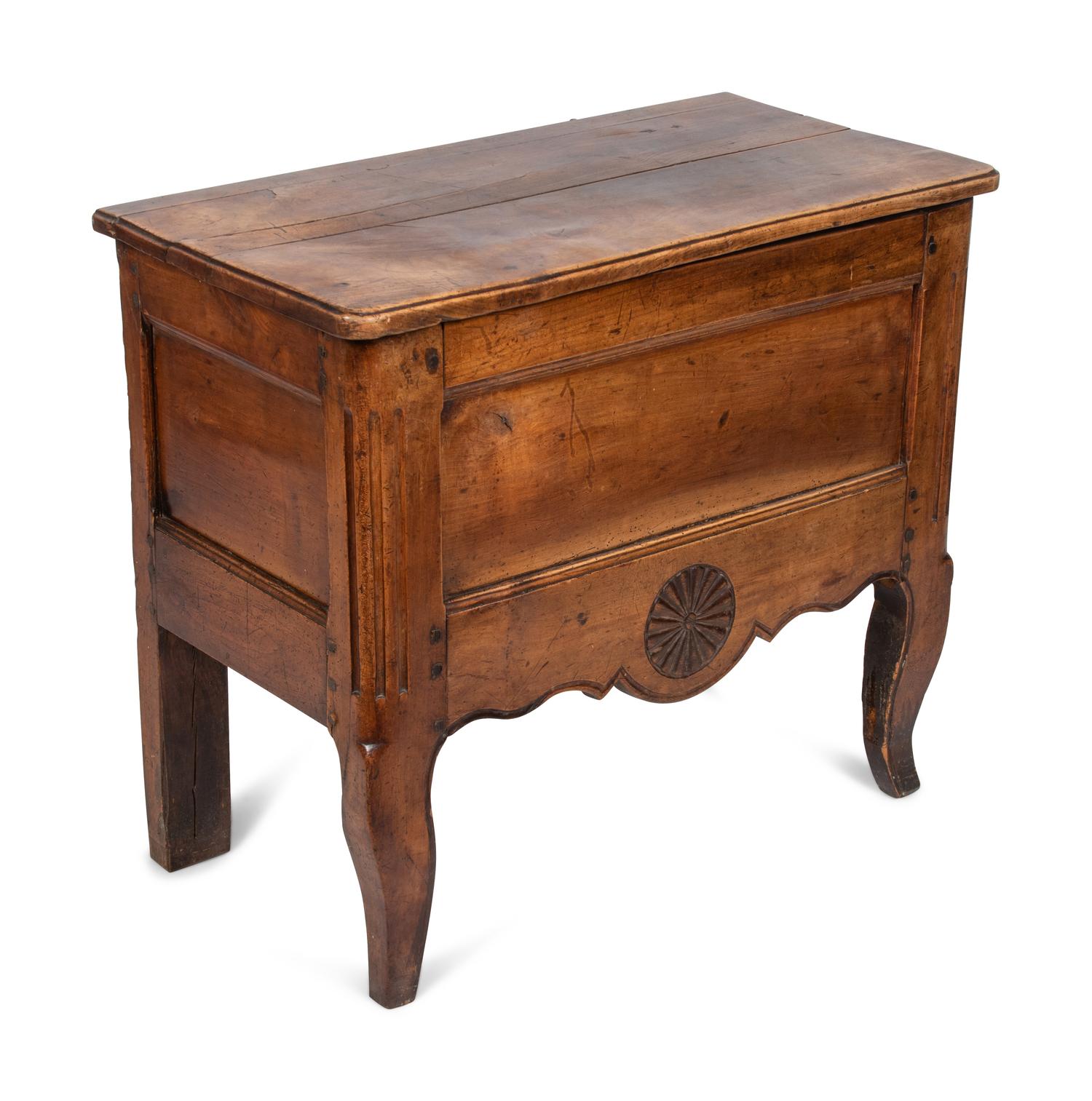 A Louis XV Provincial Walnut Bread Cabinet