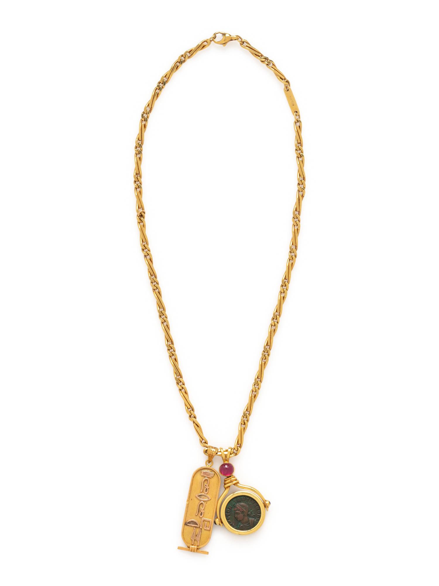YELLOW GOLD PENDANT/NECKLACE