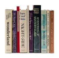 OATES, Joyce Carol (b. 1938). A group of 10 FIRST EDITIONS, comprising: