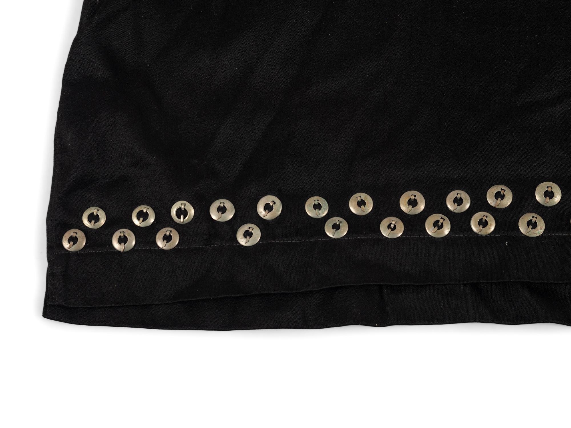 Ho-chunk Ribbon Shirt, with German Silver