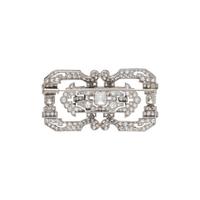 ART DECO, DIAMOND BROOCH