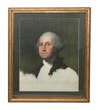 Two Portraits of George Washington 34 x 29 inches (larger)