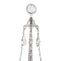 A Pair of Georgian Style Cut Glass Sconces