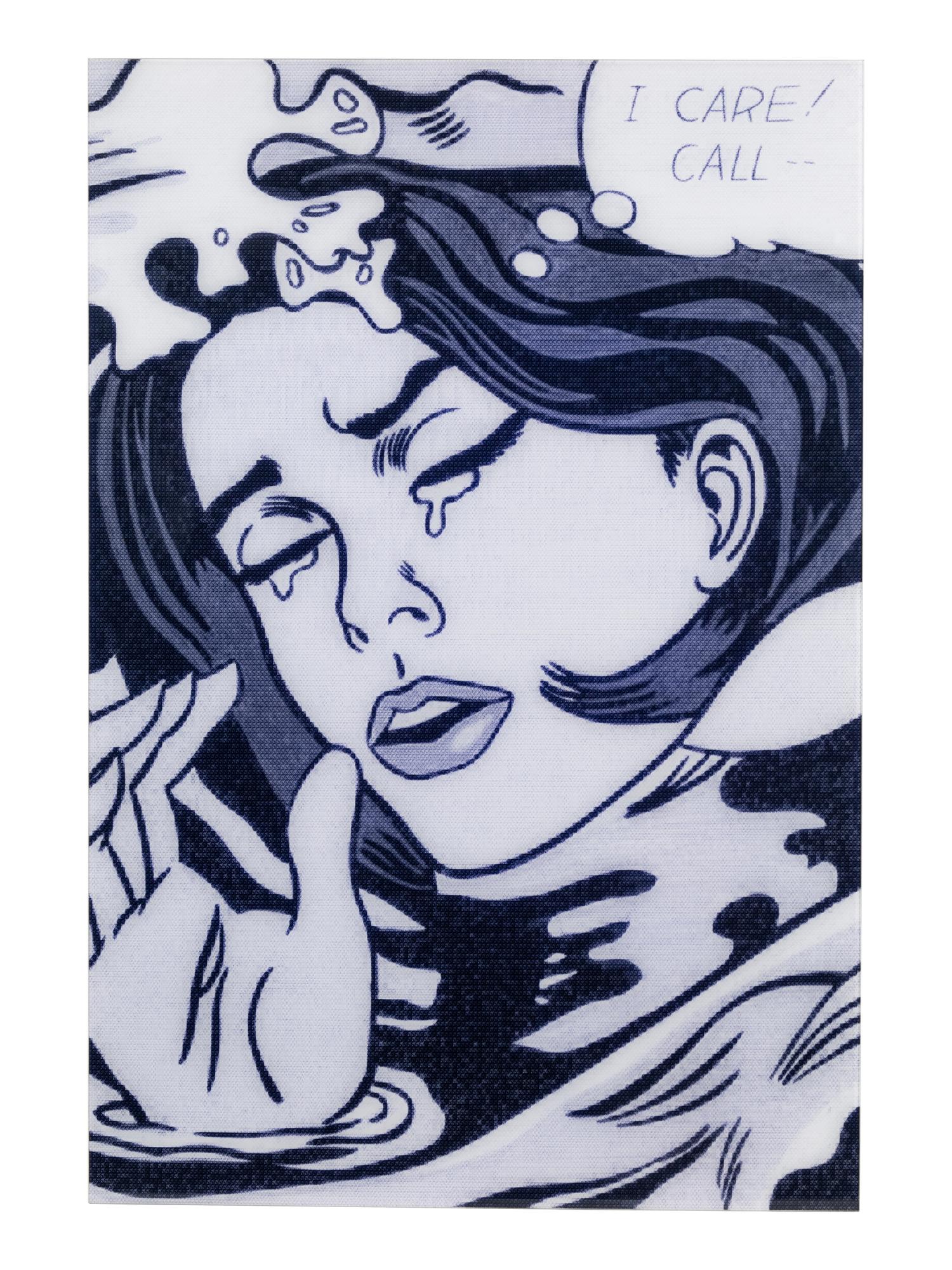 Alex Guofeng Cao (born 1969) I Care, After Lichtenstein, 2012